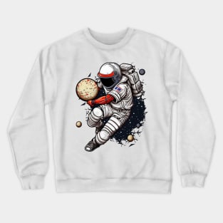 Baseball Astronaut #5 Crewneck Sweatshirt